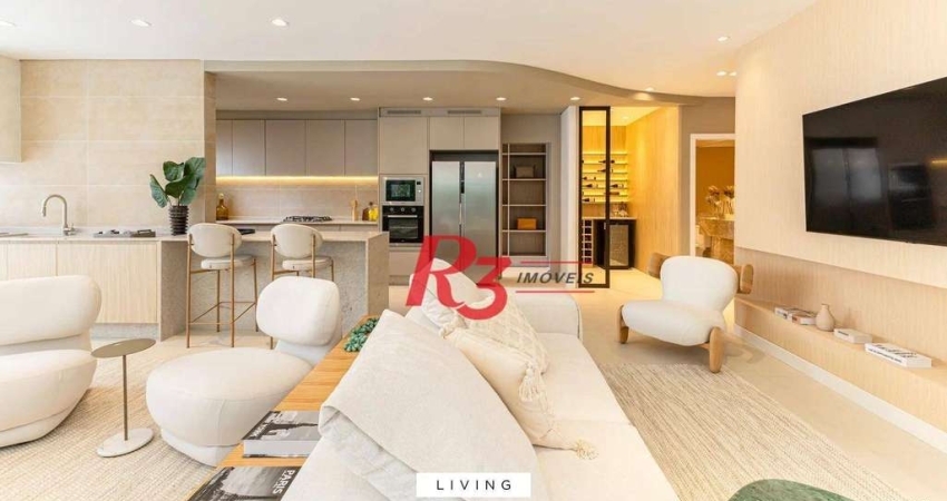 Apartamento à venda, 175 m² por R$ 2.522.889,31 - Ponta da Praia - Santos/SP