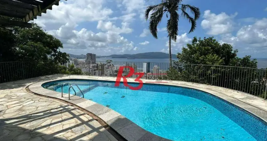 Casa, 792 m² - venda por R$ 7.990.000,00 ou aluguel por R$ 65.800,00/mês - Marapé - Santos/SP