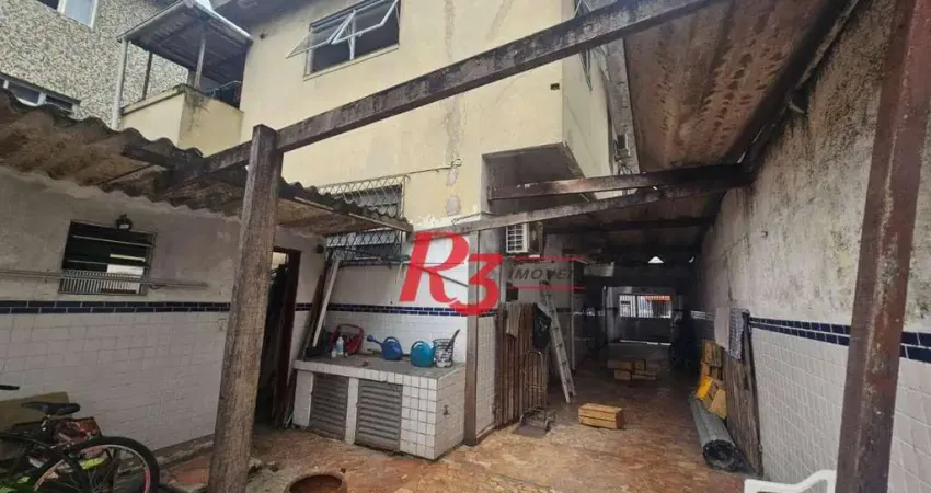 Terreno à venda, 500 m² por r$ 4.000.000,00 - macuco - santos/sp