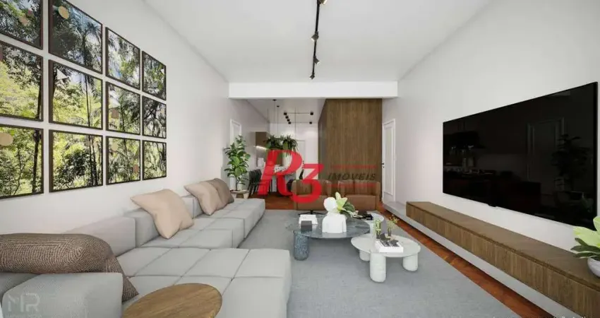 Apartamento à venda, 90 m² por R$ 850.000,00 - Boqueirão - Santos/SP