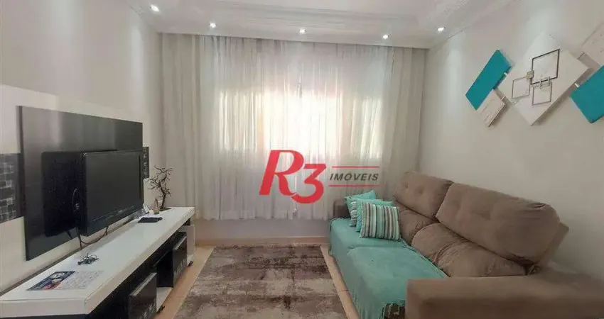 Apartamento com 2 dormitórios à venda, 66 m² por R$ 400.000,00 - Embaré - Santos/SP