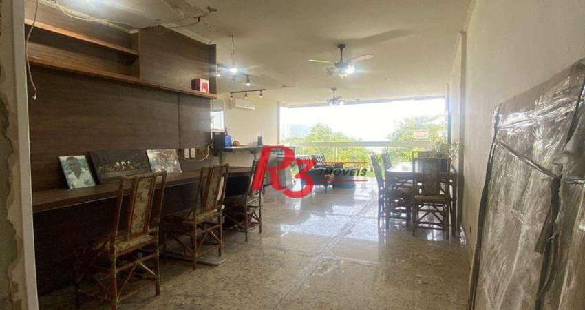 Apartamento com 3 dormitórios à venda, 148 m² por R$ 1.500.000,00 - Gonzaga - Santos/SP