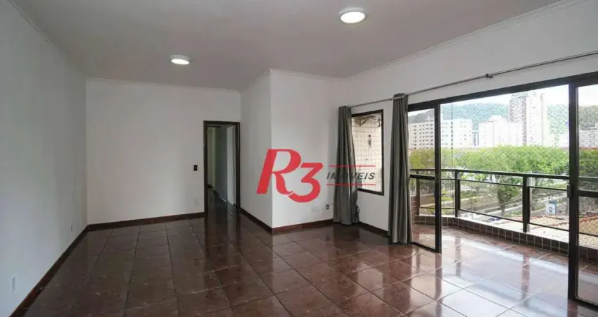 Apartamento com 3 dormitórios à venda, 135 m² por R$ 820.000,00 - Marapé - Santos/SP
