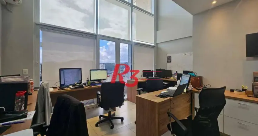 Sala à venda, 61 m² por r$ 650.000,00 - vila matias - santos/sp