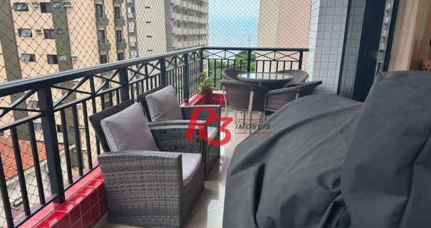 Apartamento à venda, 190 m² por R$ 1.899.000,00 - Aparecida - Santos/SP
