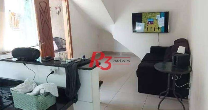 Casa com 2 dormitórios à venda, 75 m² por R$ 352.000,00 - Bom Retiro - Santos/SP