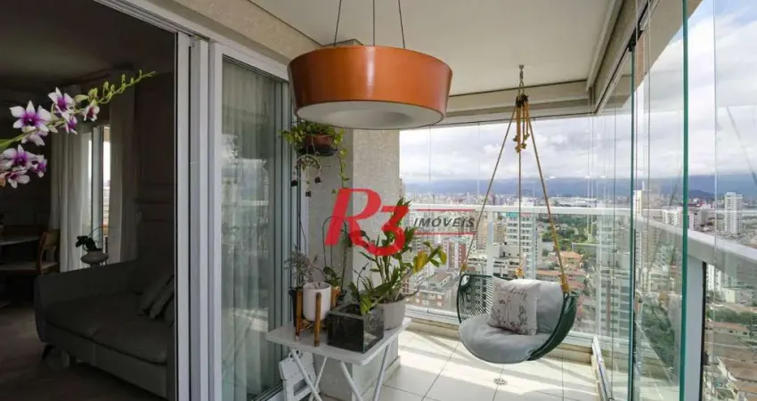 Apartamento com 2 dormitórios à venda, 77 m² por R$ 1.240.000,00 - Ponta da Praia - Santos/SP