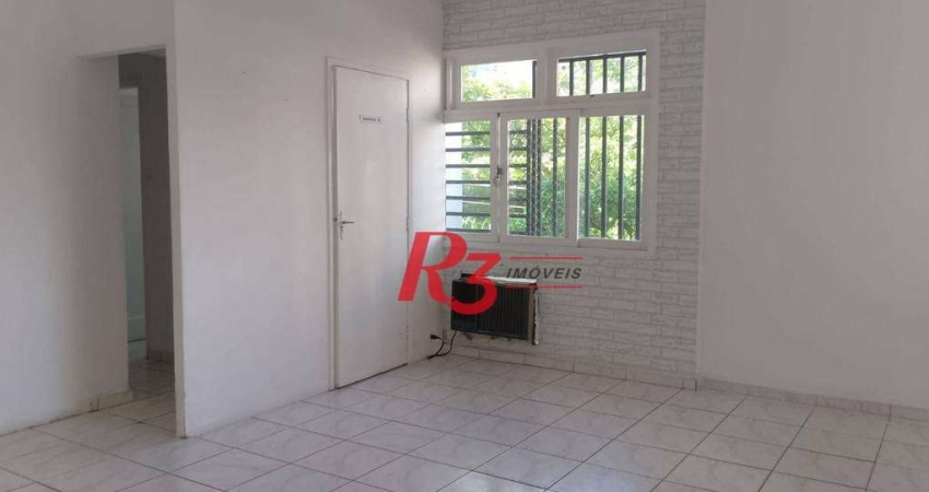 Sala para alugar, 69 m²  por R$ 3.000/mês - Boqueirão - Santos/SP