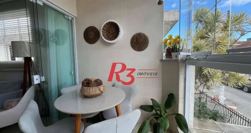 Casa com 2 dormitórios à venda, 80 m² por R$ 860.000,00 - Embaré - Santos/SP