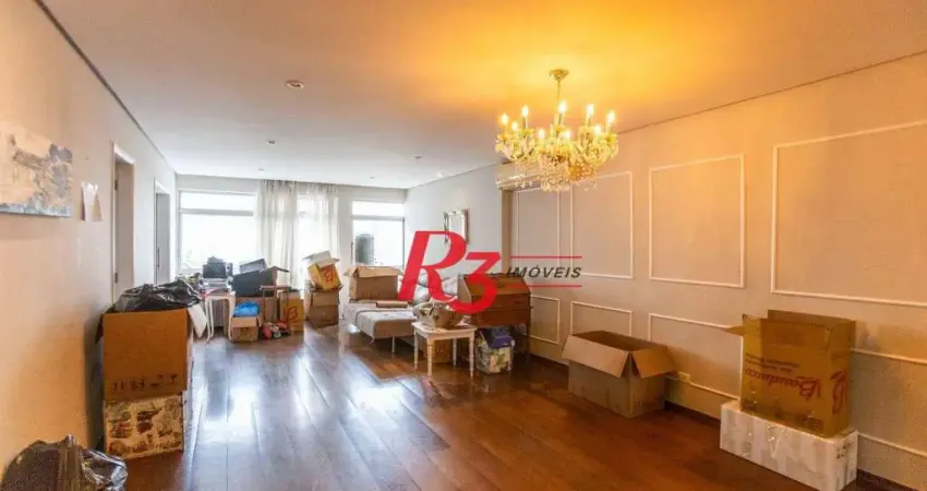 Apartamento com 3 dormitórios à venda, 238 m² por r$ 1.190.000,00 - boqueirão - santos/sp