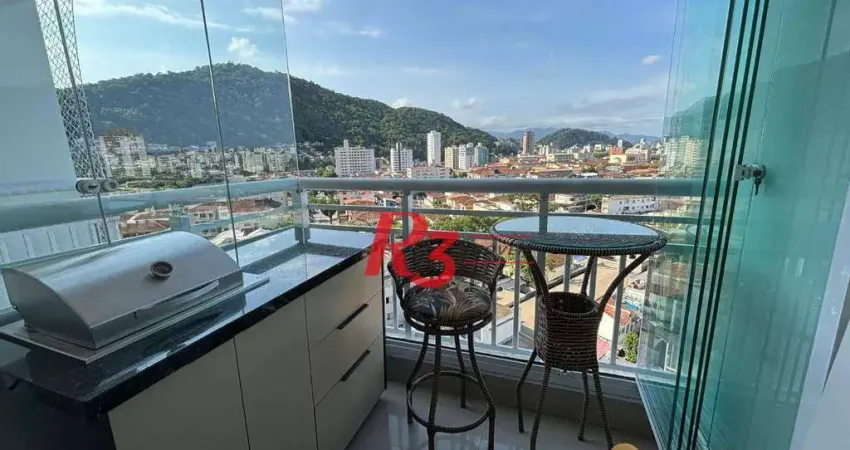 Apartamento à venda, 64 m² por R$ 650.000,00 - Marapé - Santos/SP