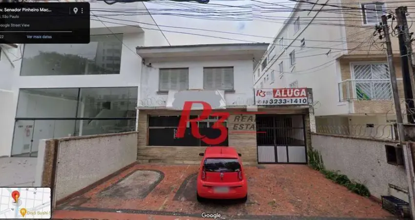 Casa com 6 dormitórios, 500 m² - venda por R$ 6.000.000,00 ou aluguel por R$ 25.000,00/mês - Marapé - Santos/SP