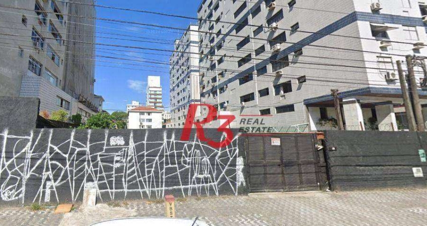Terreno para alugar, 1470 m² por R$ 40.700,00/mês - Aparecida - Santos/SP
