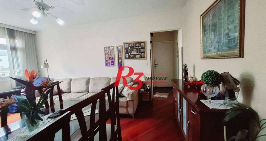 Apartamento à venda, 131 m² por R$ 560.000,00 - Marapé - Santos/SP