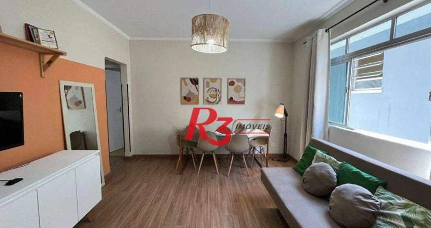 Apartamento com 2 dormitórios à venda, 75 m² por R$ 450.000,00 - Encruzilhada - Santos/SP