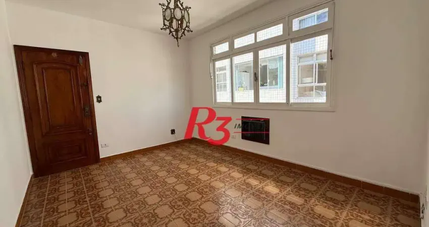 Apartamento com 2 dormitórios para alugar, 70 m² por R$ 3.000,00/mês - Embaré - Santos/SP