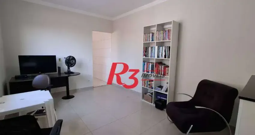 Casa  Sobreposta Alta com 3 dormitórios à venda, 95 m² por R$ 900.000 - Estuário - Santos/SP