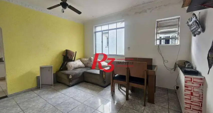 Apartamento com 2 dormitórios à venda, 72 m² por r$ 309.000,00 - macuco - santos/sp