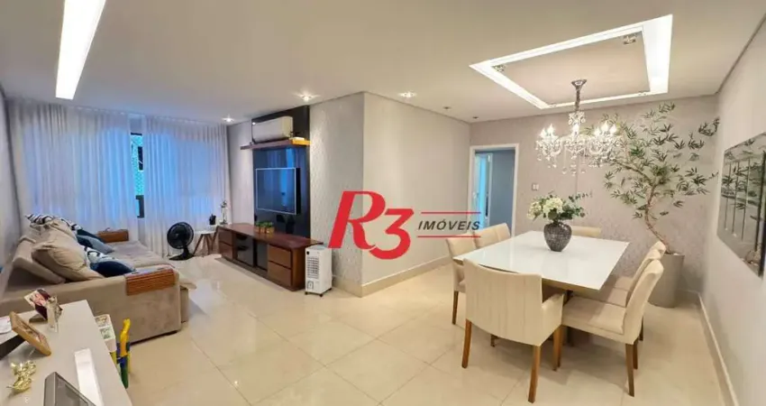 Apartamento à venda, 145 m² por R$ 1.350.000,00 - Pompéia - Santos/SP