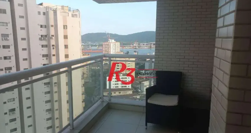 Apartamento com 1 dormitório à venda, 49 m² por R$ 590.000,00 - Ponta da Praia - Santos/SP