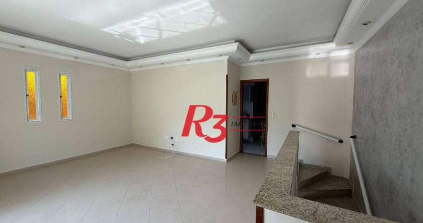 Casa com 3 dormitórios à venda, 126 m² por R$ 800.000,00 - Marapé - Santos/SP