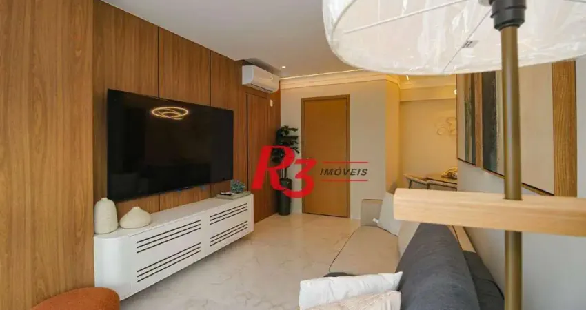 Apartamento com 3 dormitórios à venda, 101 m² por R$ 2.200.000,00 - Gonzaga - Santos/SP