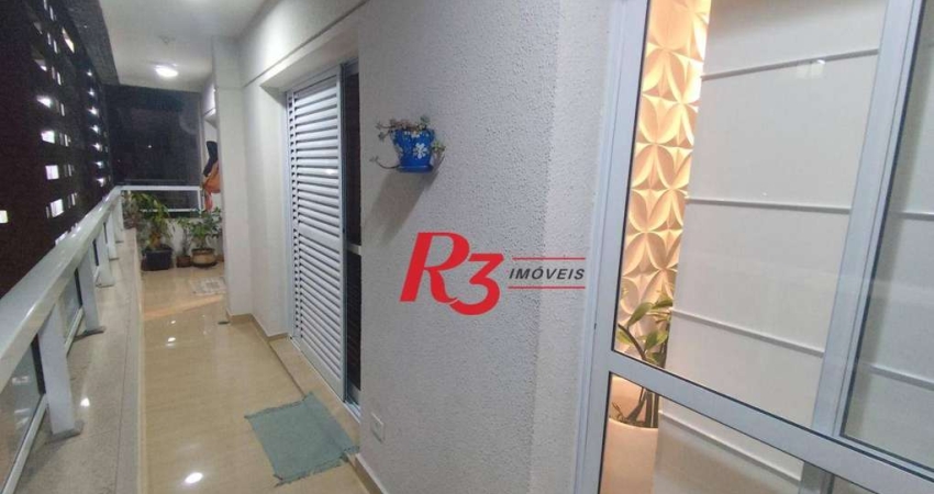 Apartamento à venda, 68 m² por R$ 799.000,00 - José Menino - Santos/SP