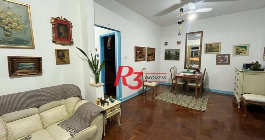 Apartamento com 3 dormitórios à venda, 93 m² por R$ 420.000,00 - Pompéia - Santos/SP