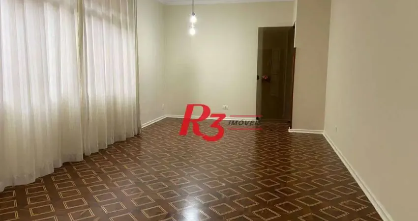 Apartamento com 3 dormitórios à venda, 170 m² por R$ 850.000,00 - Embaré - Santos/SP