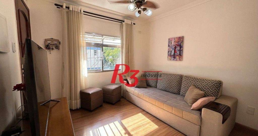 Apartamento com 2 dormitórios à venda, 42 m² por R$ 300.000,00 - Aparecida - Santos/SP