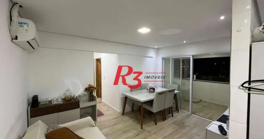 Apartamento com 2 dormitórios à venda, 52 m² por R$ 595.000,00 - Macuco - Santos/SP