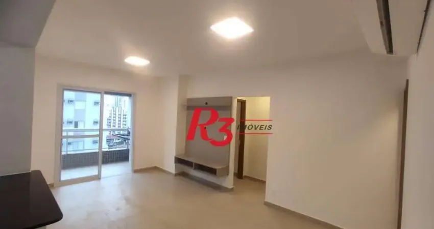 Apartamento com 2 dormitórios para alugar, 74 m² por R$ 5.003,00/mês - Boqueirão - Santos/SP