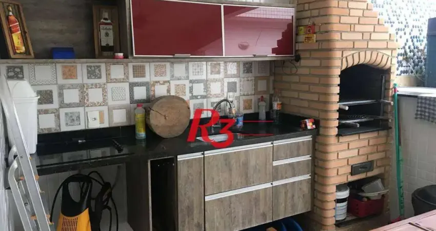 Casa com 3 dormitórios à venda, 129 m² por R$ 1.920.000,00 - Campo Grande - Santos/SP