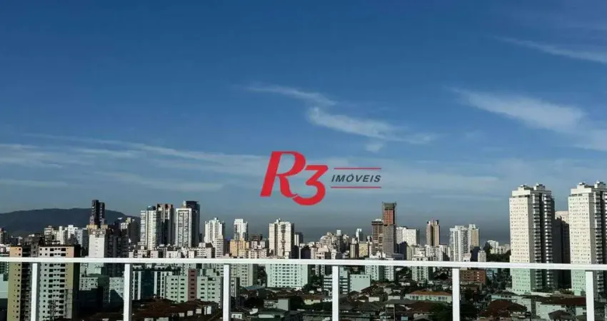 Apartamento Garden com 2 dormitórios à venda, 59 m² por R$ 570.000,00 - Marapé - Santos/SP