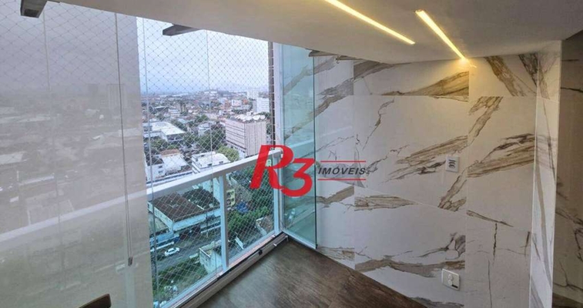 Apartamento à venda, 59 m² por R$ 556.000,00 - Vila Matias - Santos/SP