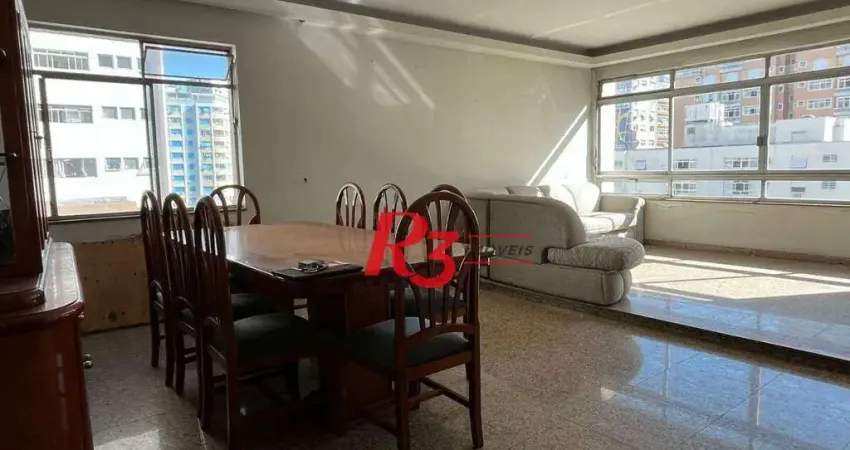Apartamento com 3 dormitórios à venda, 180 m² por R$ 1.284.000,00 - Gonzaga - Santos/SP