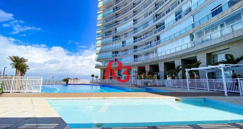 Apartamento com 2 dormitórios para alugar, 75 m² por R$ 7.000,00/mês - Pompéia - Santos/SP