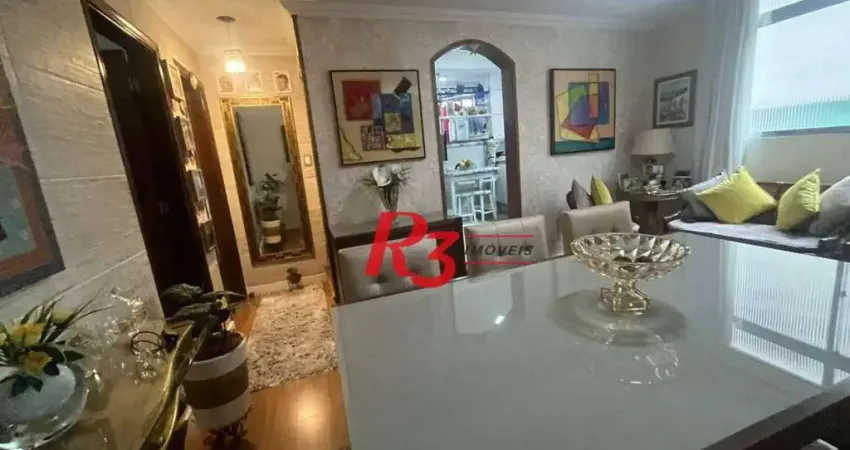 Apartamento à venda, 80 m² por r$ 500.000,00 - boqueirão - santos/sp