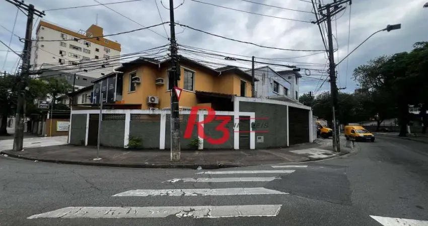 Casa, 177 m² - venda por R$ 2.000.000,00 ou aluguel por R$ 15.002,00/ano - Boqueirão - Santos/SP