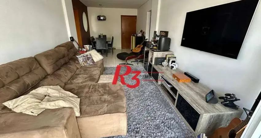 Apartamento com 2 quartos à venda, 90 m² por r$ 750.000 - embaré - santos/sp