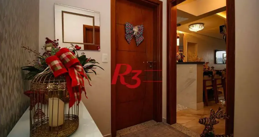 Apartamento com 2 dormitórios à venda, 84 m² por R$ 1.700.000,00 - Pompéia - Santos/SP