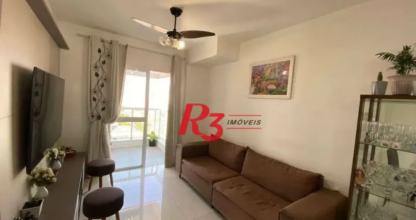 Apartamento com 2 dormitórios à venda, 72 m² por R$ 795.000,00 - Embaré - Santos/SP