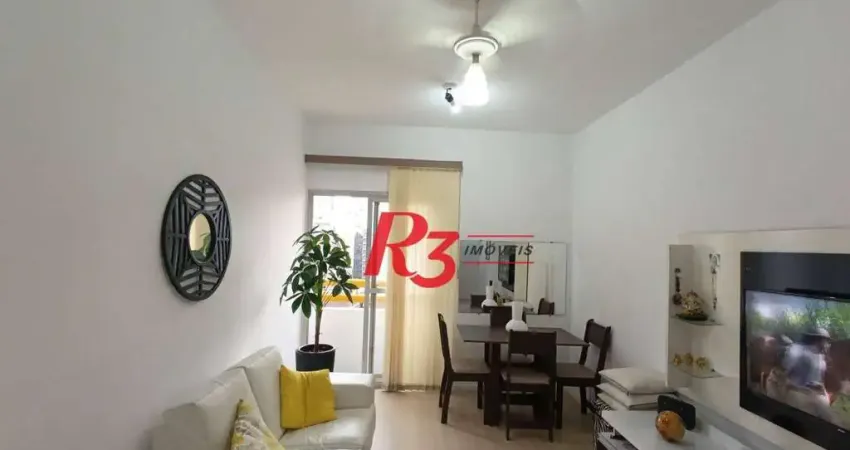 Apartamento com 1 dormitório à venda, 50 m² por R$ 430.000,00 - José Menino - Santos/SP