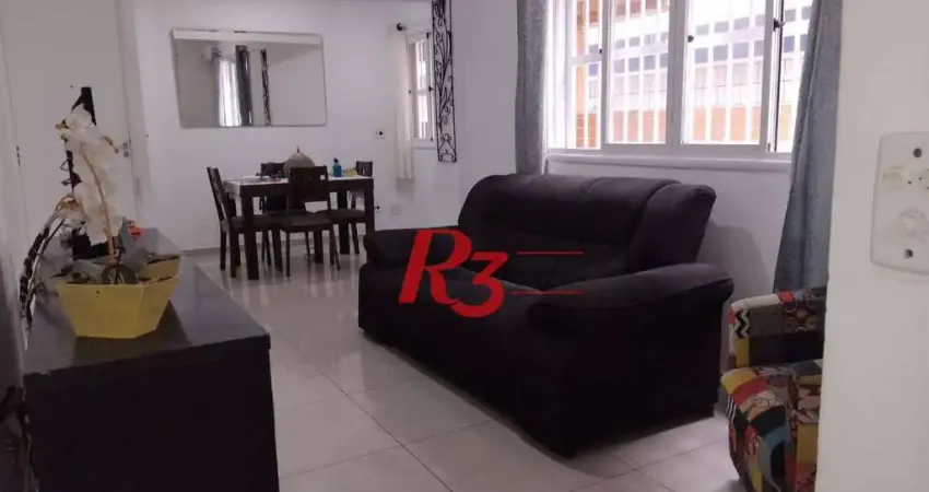 Apartamento com 3 dormitórios à venda, 90 m² por R$ 580.000,00 - Embaré - Santos/SP