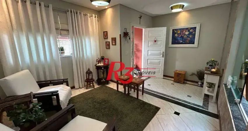 Sobrado com 4 dormitórios à venda, 180 m² por R$ 1.300.000,00 - Aparecida - Santos/SP