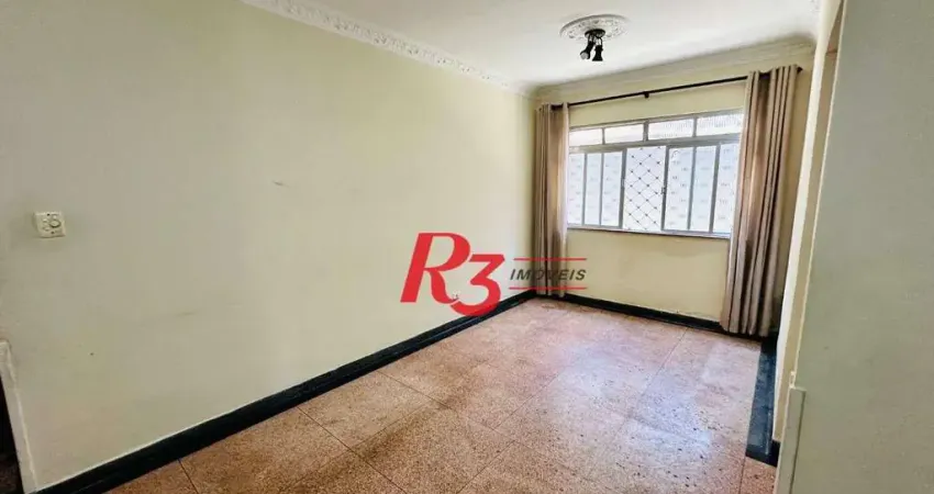 Apartamento com 2 dormitórios à venda, 78 m² por R$ 350.000,00 - Macuco - Santos/SP