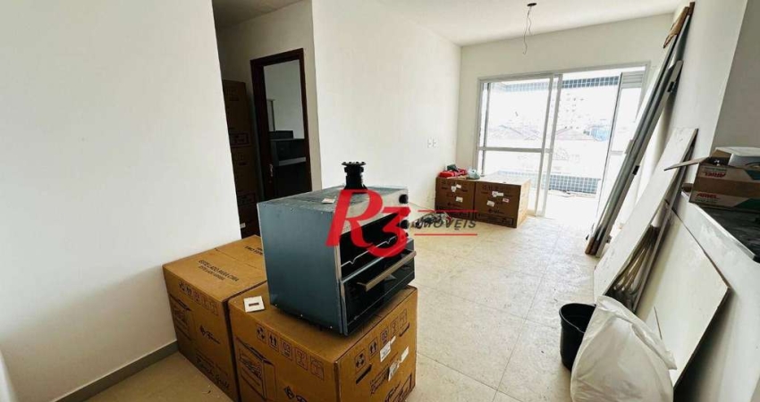Apartamento com 1 dormitório à venda, 60 m² por R$ 700.000,00 - Boqueirão - Santos/SP
