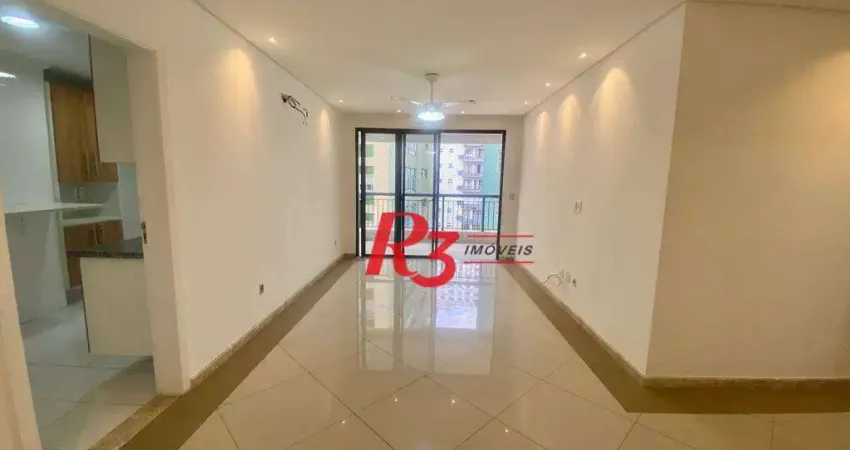 Apartamento com 2 dormitórios, 87 m² - venda por R$ 900.000,00 ou aluguel por R$ 6.600,00/mês - José Menino - Santos/SP