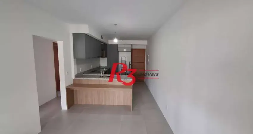 Apartamento com 2 dormitórios para alugar, 65 m² por R$ 6.300/mês - Vila Rica - Santos/SP