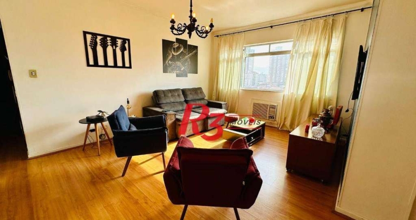 Apartamento com 3 dormitórios à venda, 175 m² por R$ 998.000,00 - Gonzaga - Santos/SP